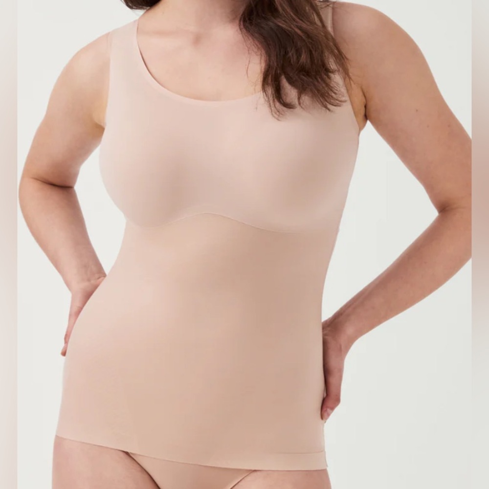 Spanx Beige Sleeveless shape-wear Top